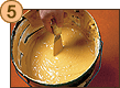 THIRD COAT - An important trick to achieve an easy polish is to mix Spatula Stuhhi well to make it more liquid.